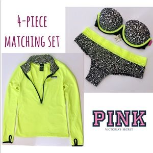 Victoria’s Secret PINK Ultimate bra jacket yellow